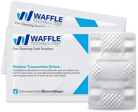 waffletechnology smart card reader cleaning card 40 box|waffletechnology card reader cleaning.